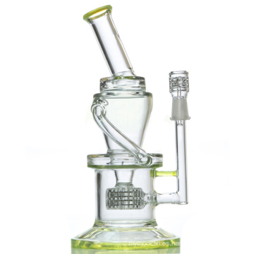 Slyme Barrel Green Incycler Hookah Glass Pipa de agua para fumar (ES-GB-594)